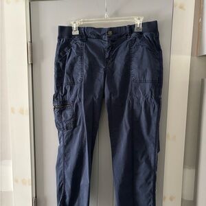 Sonoma Navy Cropped Utility Pants